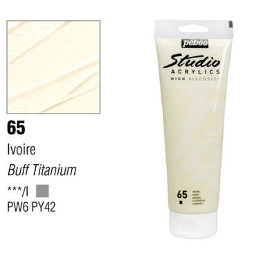 Pebeo Studio Akrilik Boya 65 İvoire Buff Titanium 100ml