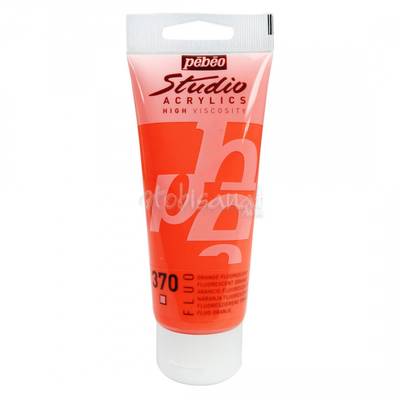 Pebeo Studio Fluo Akrilik 100ml Boya No:370 Orange