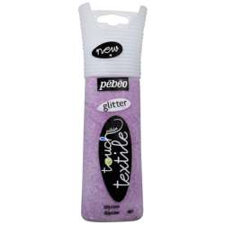 Pebeo - Pebeo Touch Deco 3D Çok Amaçlı Rölyef Boya 30ml 007 Glitter Glycine