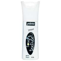 Pebeo - Pebeo Touch Deco 3D Çok Amaçlı Rölyef Boya 30ml 018 Pearl Ice