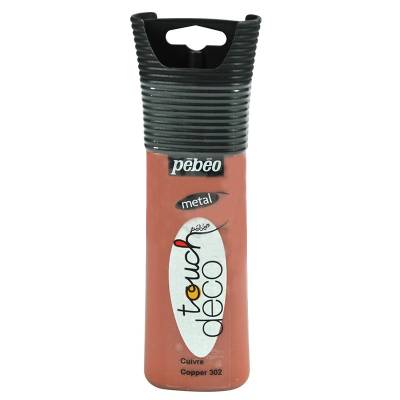 Pebeo Touch Deco 3D Çok Amaçlı Rölyef Boya 30ml 302 Metal Copper