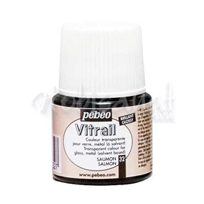 Pebeo Vitrail Şeffaf Cam Boyası 45ml Somon Rengi 32