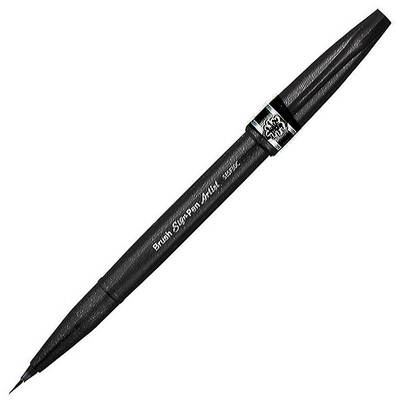 Pentel Artist Brush Sign Pen Ultra Fine Black