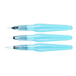 Pentel Su Hazneli Fırça Kalem Aquash Brush 3lü Kod: XFRH/3-BFM - 3