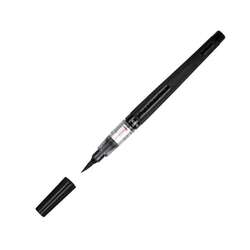 Pentel - Pentel Arts Colour Brushes Fırça Uçlu Kalem Black 101