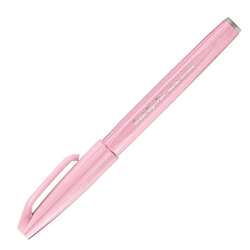 Pentel - Pentel Brush Sign Pen Fırça Uçlu Kalem Pale Pink