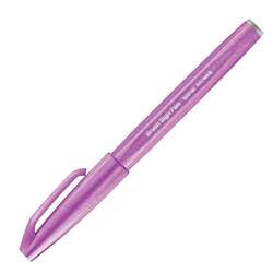 Pentel - Pentel Brush Sign Pen Fırça Uçlu Kalem Pink Purple