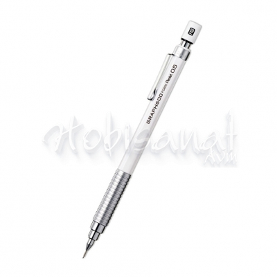 Pentel Graph 600 Teknik Çizim Versatil Kalem 0,5mm Beyaz