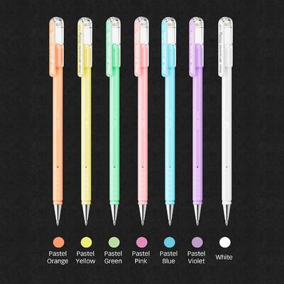 Pentel Hybrid Milky K108 0.8mm Jel Kalem - 2