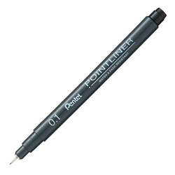 Pentel - Pentel Pointliner Teknik Çizim Kalemi S20P 0,1mm