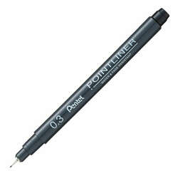 Pentel - Pentel Pointliner Teknik Çizim Kalemi S20P 0,3mm