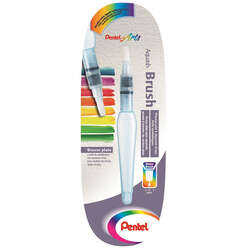 Pentel - Pentel Su Hazneli Fırça Aquash Brush Flat