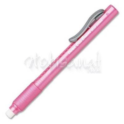 Pentel Sürgülü Kalem Silgi Pembe