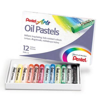 Pentel Yağlı Oil Pastel 12 Renk