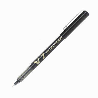 Pilot V7 Hi-Tecpoint İğne Uçlu Roller Kalem 0.7 Siyah