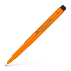 Faber Castell - Faber Castell Pitt Artist Pen Çizim Kalemi S 113 Orange Glaze (1)