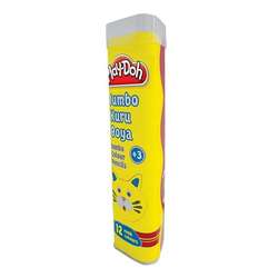 Play-Doh - Play-Doh 12 Renk Jumbo Üçgen Tüp Kuru Boya KU006