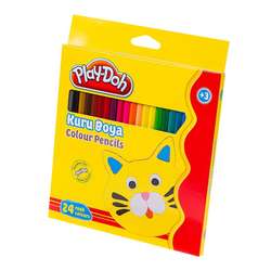 Play-Doh - Play-Doh 24 Renk Tam Boy Kuru Boya KU003