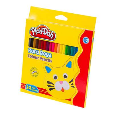 Play-Doh 24 Renk Tam Boy Kuru Boya KU003