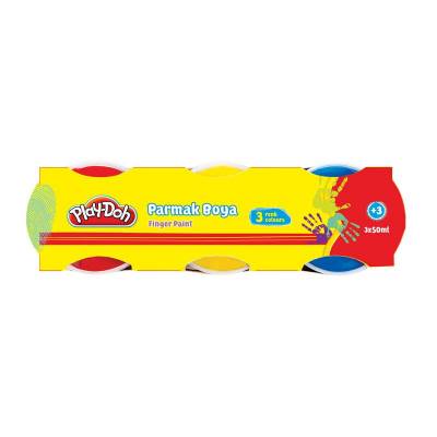 Play-Doh 3 Renk Parmak Boya 50ml PR002