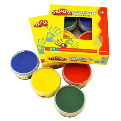 Play-Doh 4 Renk Parmak Boya 50ml PR017