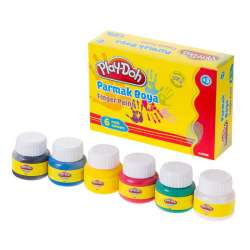 Play-Doh - Play-Doh 6 Renk Parmak Boya 30ml PR001