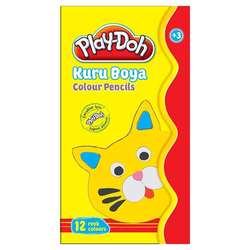 Play-Doh - Play-Doh Teneke Kutu Kuru Boya 12 Renk KU013