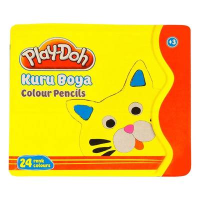 Play-Doh Teneke Kutu Kuru Boya 24 Renk KU014