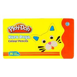 Play-Doh - Play-Doh Teneke Kutu Kuru Boya 36 Renk KU015