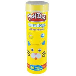 Play-Doh - Play-Doh Tüp Kuru Boya 36 Renk KU019