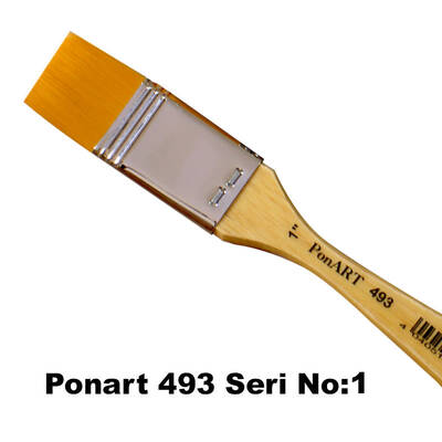 Ponart 493 Seri Sentetik Zemin Fırçası No 1