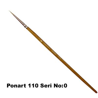 Ponart 110 Seri Samur Fırça No 0