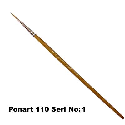 Ponart 110 Seri Samur Fırça No 1