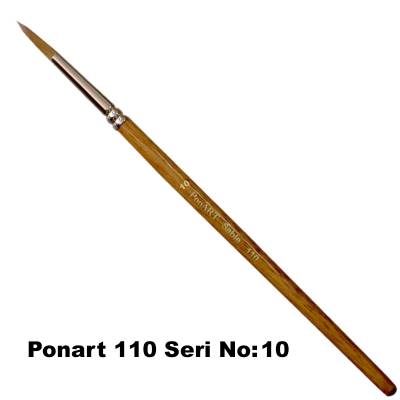 Ponart 110 Seri Samur Fırça No 10
