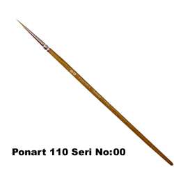 Ponart - Ponart 110 Seri Samur Fırça No 2/0