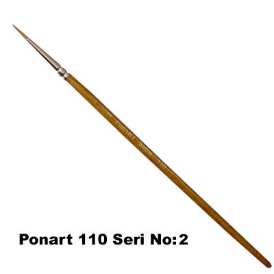 Ponart 110 Seri Samur Fırça No 2