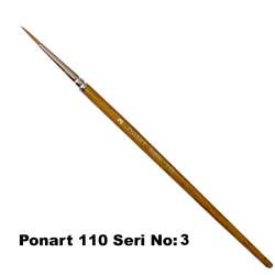 Ponart - Ponart 110 Seri Samur Fırça No 3