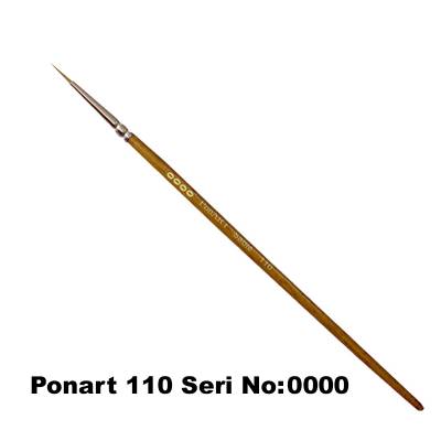 Ponart 110 Seri Samur Fırça No 4/0