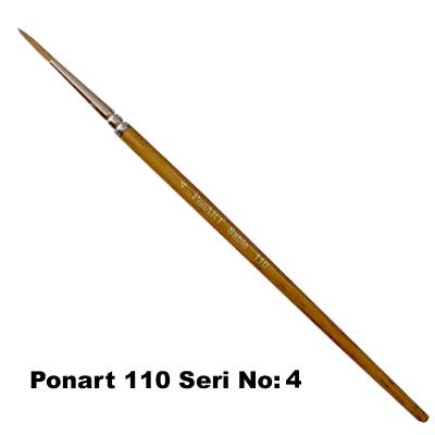 Ponart 110 Seri Samur Fırça No 4