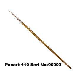 Ponart - Ponart 110 Seri Samur Fırça No 5/0