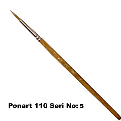 Ponart 110 Seri Samur Fırça No 5