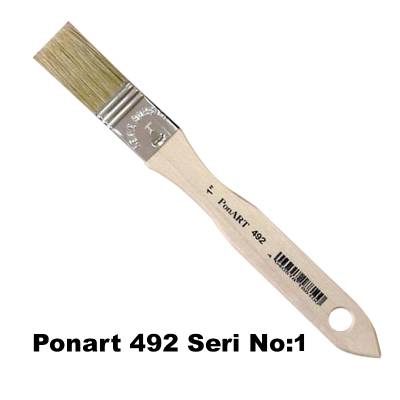 Ponart 492 Seri Zemin Fırçası No 1