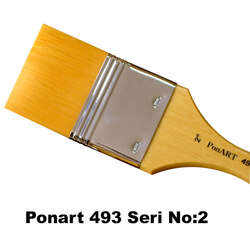 Ponart - Ponart 493 Seri Sentetik Zemin Fırçası No 2