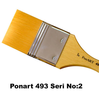 Ponart 493 Seri Sentetik Zemin Fırçası No 2