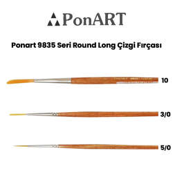 Ponart - Ponart 9835 Seri Round Long Liner Fırça