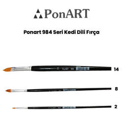 Ponart - Ponart 984 Seri Kedi Dili Fırça