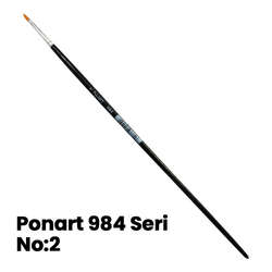 Ponart - Ponart 984 Seri Kedi Dili Fırça No 2