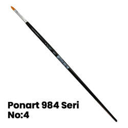 Ponart - Ponart 984 Seri Kedi Dili Fırça No 4