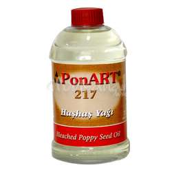 Ponart - Ponart Ağartılmış Haşhaş Yağı Bleached Poppy Seed Oil No:217 500ml