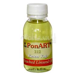 Ponart - Ponart Ağartılmış Keten Yağı 212-Bleached Linseed Oil 100ml